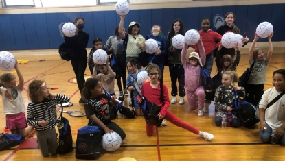 group of girls from WNY Girls in Sports event at the Boys and Girls Club of Jamestown